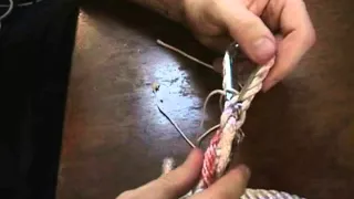 3-Strand Splicing 6 - Eye Splice onto a Thimble