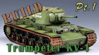 Trumpeter KV-1 Build Part 1