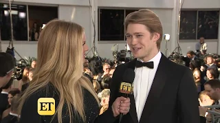 Joe Alwyn Golden Globe Awards red carpet interview | ET