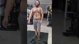 EVOLUCAO 2 MESES DE ACADEMIA ENDOMORFO (77 DIAS) PROJETO JAMAIS VISTO -120 DIAS #gym #motivation