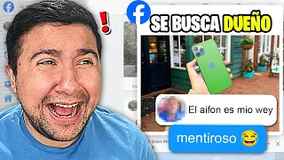 Fingí encontrar un IPHONE para ver cuantos *ESTAFADORES* lo RECLAMAN en Facebook marketplace 😂