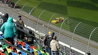 Final 5 Laps as Michael McDowell Wins First Career Race in 2021 Daytona 500 (from the stands)