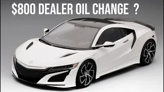 NSX Oil Change + Filter - What’s involved