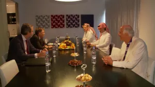 Prince Alwaleed Bin Talal Holds Private Meeting with Bill Gates