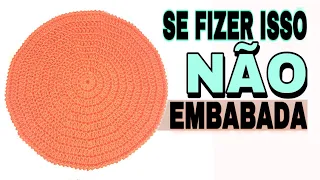 COMO FAZER BASE CIRCULAR PERFEITA EM CROCHÊ | CROCHÊ PARA INICIANTES