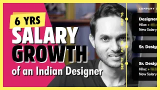 Salary growth of Indian Product UX/UI Designer | How much do I earn