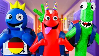 BLAU und BAN BAN in der SCHULE?! - Garten of Banban & Rainbow Friends Animation