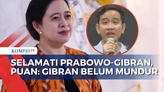 Puan Sebut Gibran Belum Mundur dari PDIP Usai Jadi Bacawapres Prabowo