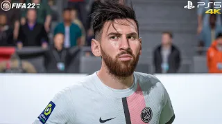 FIFA 22 PS5 - Nice Vs PSG - Ligue 1 Uber Eats 21/22 - 4K Gameplay