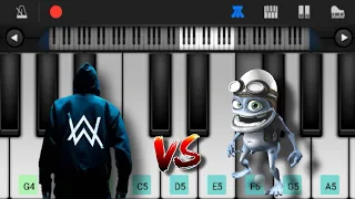 Alan Walker Faded Vs Crazy Frog Axel F Easy Piano Tune | #shorts