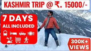 Kashmir tour 2024 under 15k | how to plan your kashmir trip | complete travel guide for kashmir trip