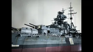 Operational 1/200 Scale Hachette Bismarck Battleship
