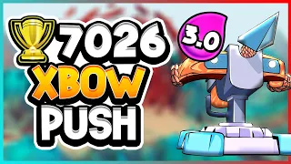 🏆7026 Top 400 Ladder Push with 3.0 Xbow Cycle — Clash Royale