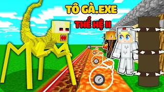 TÔ GÀ THỬ THÁCH 24H XÂY NHÀ SIÊU AN TOÀN CHỐNG TÔ GÀ.EXE THẾ HỆ 2 LEVEL 2 TRONG MINECRAFT*TÔ GÀ EXE