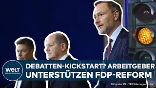 WIRTSCHAFT: Arbeitgeberpräsident unterstützt FDP bei Koalitionsstreit um Wirtschaftspapier