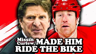 Mike Babcock made Mike Commodore ride the bike mid-game | Missin Curfew Ep 216