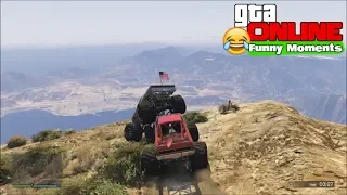 Mountain Sumo - GTA 5 Funny Moments with the Crew