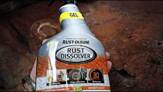 Rust Dissolver, Does It Work?? (Rustoleum Rust Dissolver)