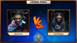 SonicFox vs dekillsage (Losers Final) | Red Bull DBFZ World Tour Spain