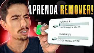 PENDRIVE COM DUAS OU MAIS PARTIÇÕES? APRENDA REMOVER em 2024!