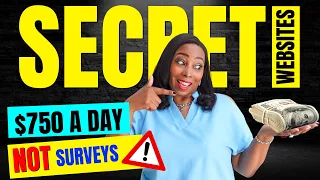 6 SECRET Legitimate Websites That Pay Up To US$750 A Day In 2024 - NOT SURVEYS