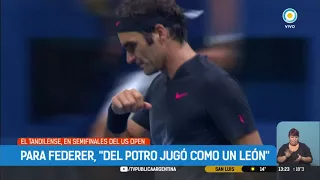 Del Potro derrotó a Federer | #TPANoticias