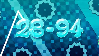 (Progress) Old Sonic Wave By: Cyclic (28-94%) | Geometry Dash 2.1