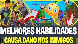 MELHORES PERSONAGENS PARA CAUSAR DANO NO FREE FIRE: DICAS, COMBINAÇÕES E MAIS !