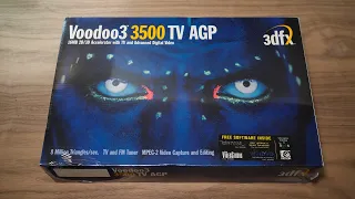 Opening a NEW Voodoo 3 3500 TV AGP Graphics Card