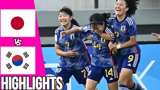 日本 vs 韓国 | 全ゴールとハイライト | U17 女子アジアカップ準決勝 | 16/05/24