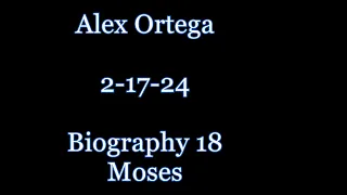 Biography 18   Moses