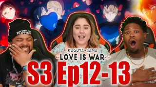 Wet Wet Finale! Crazy College Anime! kaguya sama love is war Season 3 Reaction episode 12-13