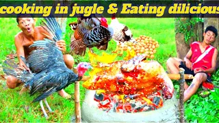 Turkey chicken , cooking recipes lifestyle primitive technology| primitive wildlife fans