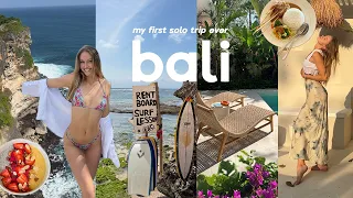 my first SOLO TRIP! | ULUWATU, BALI: surfing, learning how to be alone