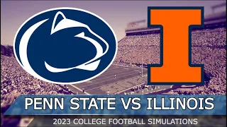Penn State vs Illinois - Full Game Highlights | NCAA College Football 9/16/23 (NCAA 14 Sim)