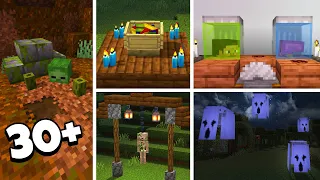 30 HALLOWEENOWYCH BUILD HACKÓW w MINECRAFT!