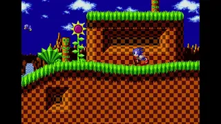 Sonic 1 unlocking Knuckles by using Debug Mode