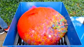 SHREDDING MEGA ORBEEZ BALLOON! AMAZING VIDEO!