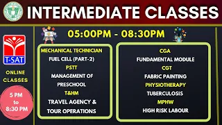 T-SAT || Intermediate Online classes  -  Evening Session || 27.07.2021