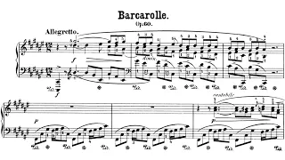 F. Chopin - Barcarolle in F-sharp major, Op. 60 (Pollini, 1990)