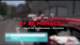 F1 2013 I Monaco I Championship online 50% I 6th race Season 1 I Ferrari I F1Simu