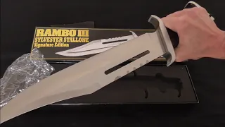 Unboxing The Rambo 3 Sylvester Stallone Signature Edition Knife