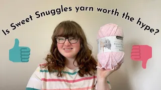 YARN REVIEW: Is Sweet Snuggles yarn worth the hype? |  Crochet Axolotl  |  The new Bernat Blanket?!