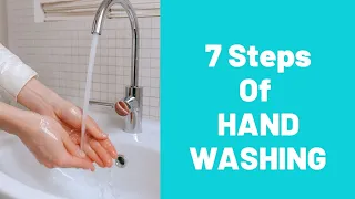 7 Steps of Hand Washing (WHO) I Hand Hygiene I 5 Key Moments