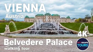 Vienna, Austria 🇦🇹 Walking Tour April 2022 Belvedere Palace (4k UHD 60fps) | Tour 2