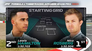 The 2014 Japanese Grand Prix Grid With Modern Graphics