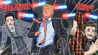TRUMP AND THE BOYS GET ARRESTED IN GTA RP (Voice Trolling!)