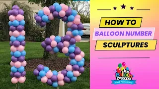 How To Make A Balloon Number Frame | Balloon Numbers | Balloon Yard Art | Balloon Decorating | DIY