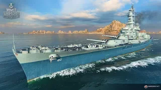 WOWs Blitz.Мини обзор премиум линкора США Alabama.