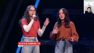 Alicia And Jasmina-Issues The Voice Kids 2021 Germany Oses çocuklar almanya ses birleşimleri çok iyi